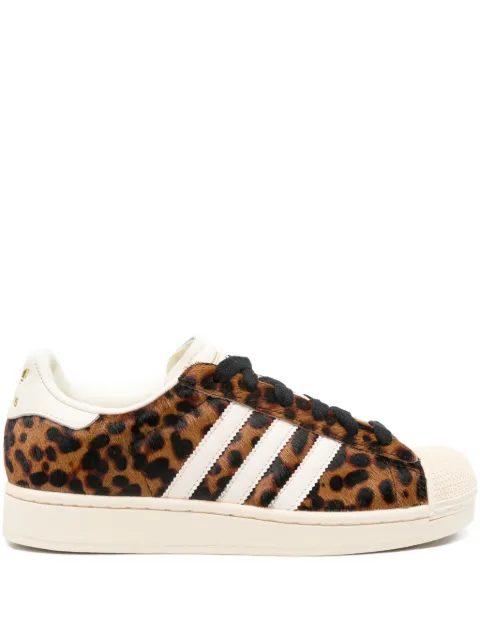 adidas Superstar leopard-print sneakers Brown KI0569