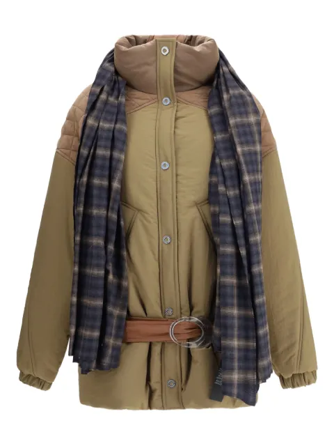 MARBELL Amy puffer jacket Green AFW1002TENYL01