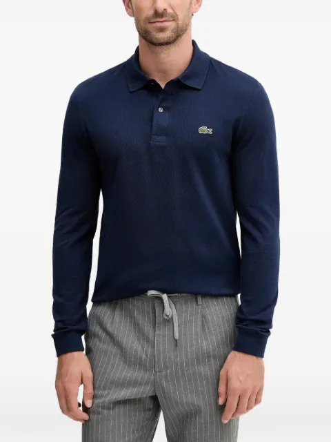 Lacoste long-sleeved polo shirt Blue PH4013