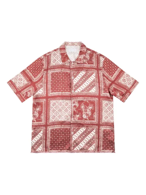 KITH bandana-print shirt Red KHM032055697