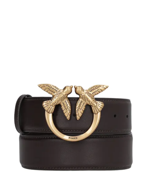 PINKO Love Birds leather belt Brown 100120A0F1