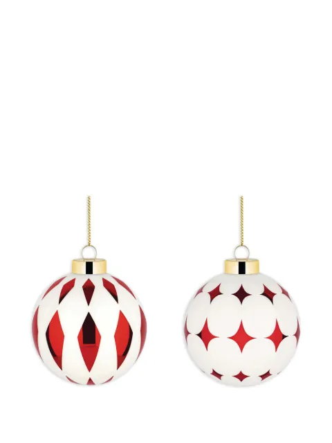 Alessi Delight christmas-tree (set of four) Red NZ045678