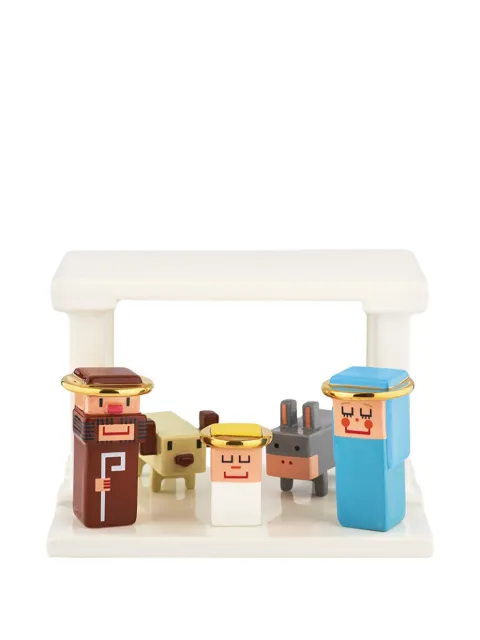 Alessi pixel-style nativity scene White GJ03