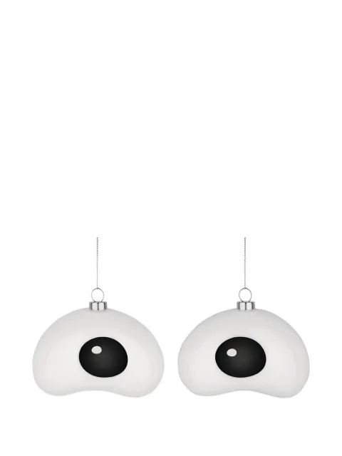 Alessi christmas decorations (set of two) Black PLA01SET2