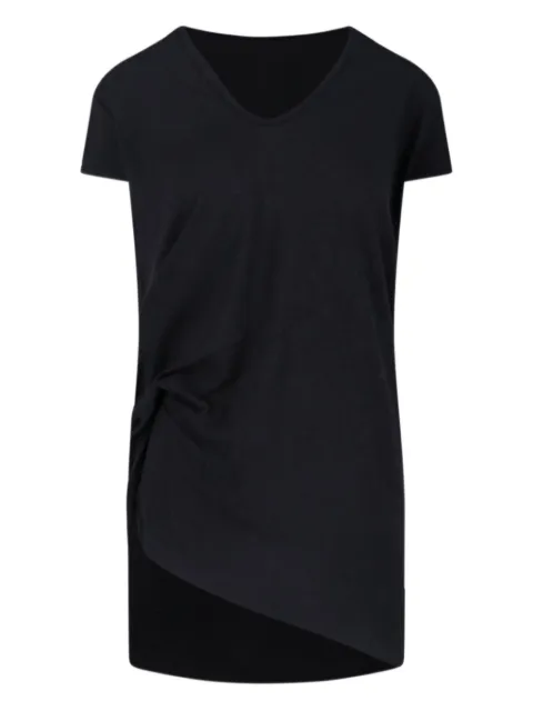 Rick Owens V-neck T-shirt Black RP02E4206JR