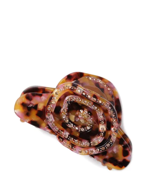 KATYA crystal-embellished hair clip Pink ROSEPT