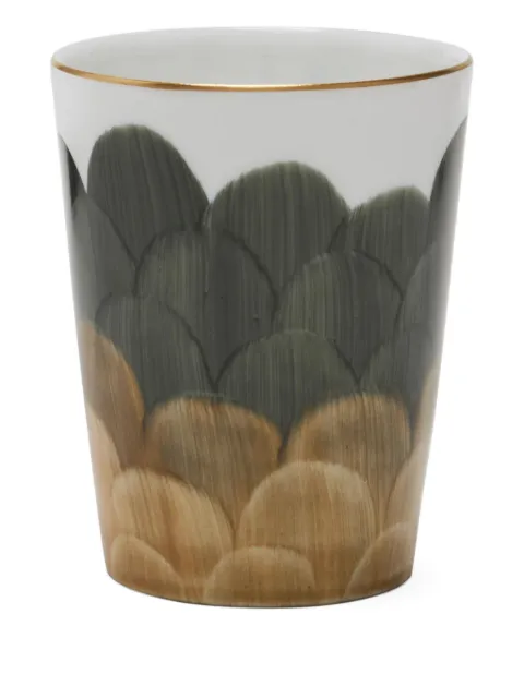 MARIE DAAGE Cercle D'écailles oblet scale-pattern cup (200ml) Green CECA5434FORCG