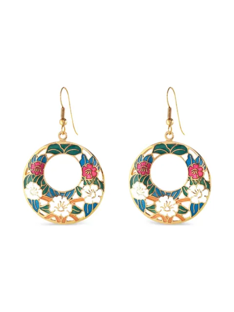 Susan Caplan Vintage 1980s floral-embellishment earrings Gold ER026474
