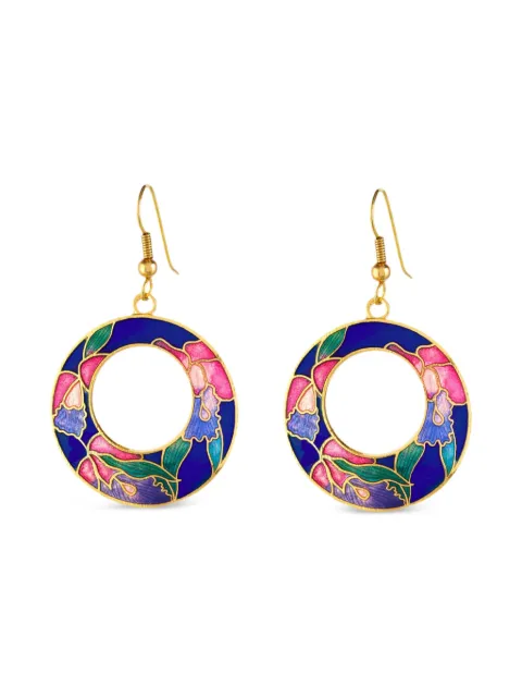 Susan Caplan Vintage 1980s floral-embellishment earrings Gold ER026472