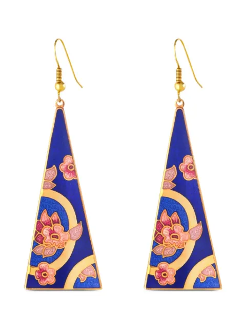 Susan Caplan Vintage 1980s triangular-shape earrings Gold ER026466