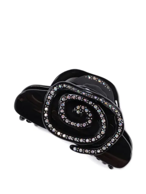 KATYA crystal-embellished hair clip Black ROSENRBL