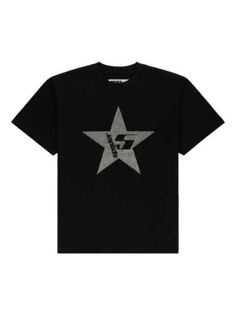SP5DER Worldwide Five Day star graphic T-shirt Black SP5DER170