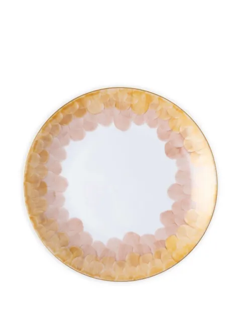 MARIE DAAGE Cercle D'écailles scale-pattern dinner plate (26cm) White CECA5463FORPDC