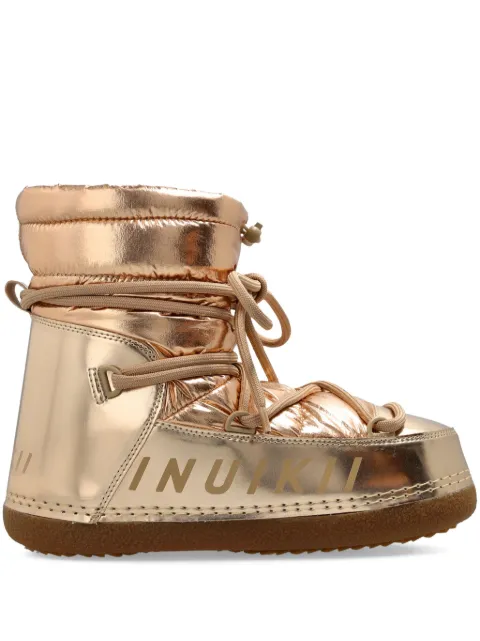 Inuikii Mountain quilted metallic snow boots Gold 10020030191