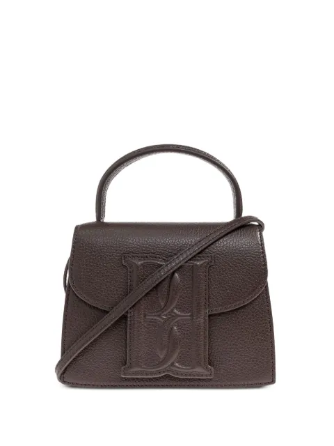 By Malene Birger logo-embossed leather tote bag Brown 103517