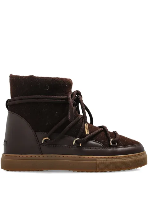 Inuikii lace-up shearling pumps Brown 10010030321