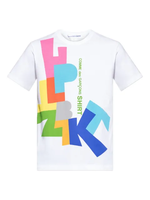 Comme Des Garçons Shirt graphic-print T-shirt White FPT002