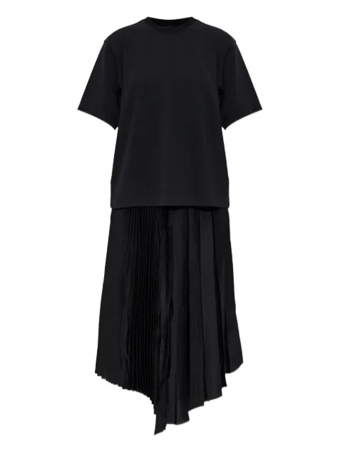 AllSaints Jax 2-in-1 midi dress Black JAXW326DB