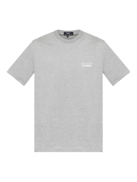 Comme des Garçons Homme logo-print cotton T-shirt Grey HPT101