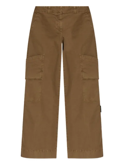 Off-White patch-pocket trousers Brown OWCF026F25FAB0015800