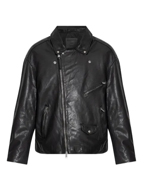 AllSaints zip-up biker jacket Black BRADFORDM005LD