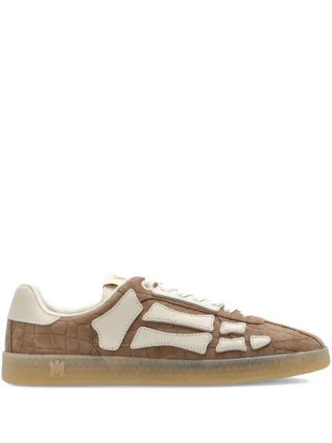 AMIRI crocodile-embossed skeleton trainers Neutrals AMFOSR1177