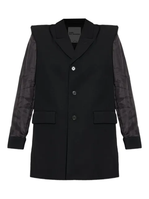 Noir Kei Ninomiya panelled blazer Black 3PJ007