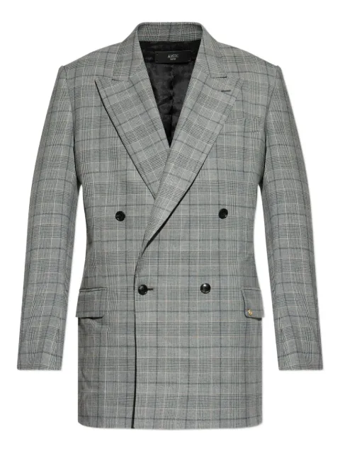AMIRI double-breasted blazer Grey AMSUFJ1128