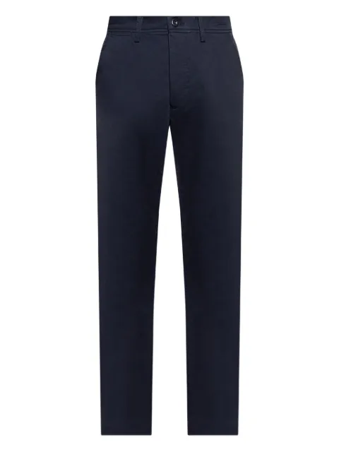 Officine Generale organic cotton trousers Blue DLCMCHN703