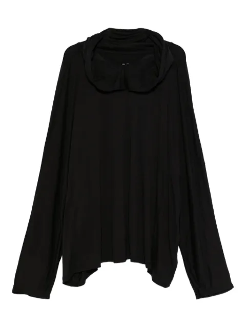Rick Owens oversize-fit hoodie Black RU02E1502JSW