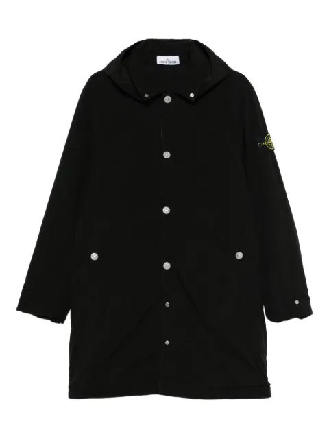 Stone Island detachable-hooded parka Black K2S157100004S0042