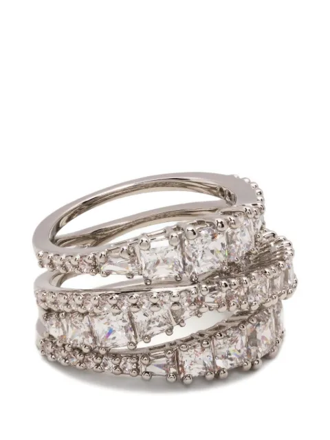 Swarovski Hyperbola crystal-embellished ring Silver 5584646