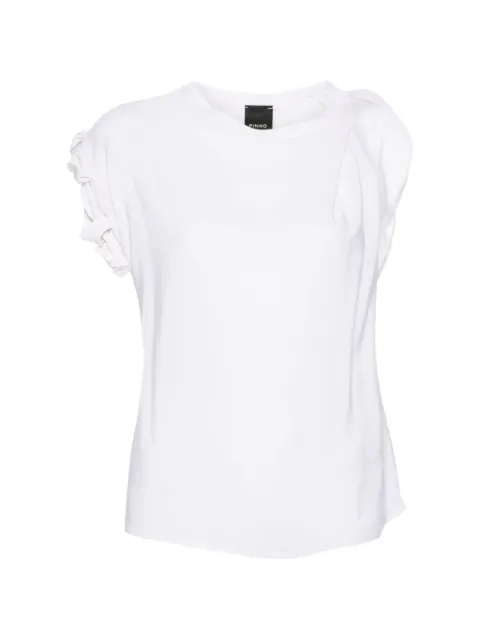PINKO twist-detail sleeveless blouse 103085A1NIZ04