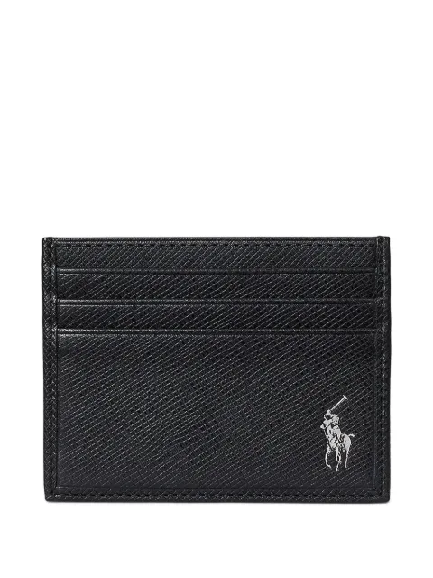 Polo Ralph Lauren logo-debossed cardholder Black 405931677003