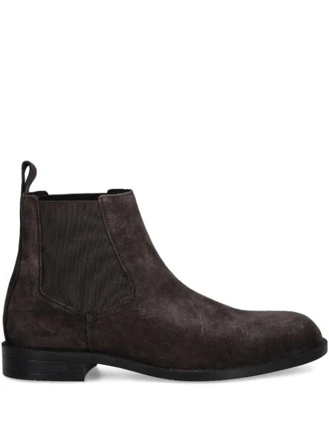 BOSS pull-tab Chelsea boots Brown 50548229