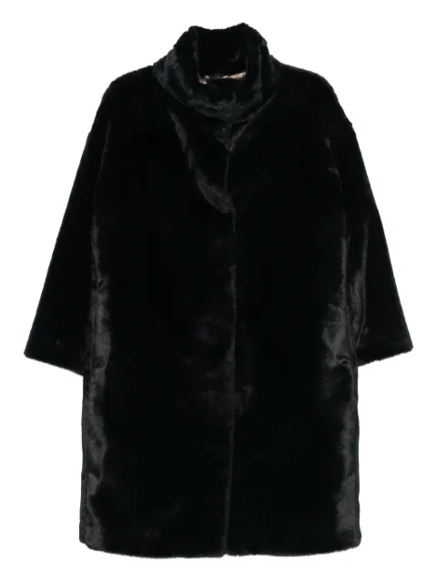 Herno funnel-neck fur coat Black GC000491D12422
