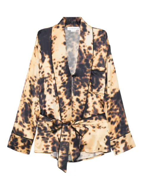 Victoria Beckham printed jacket Brown 1425WSH006839C