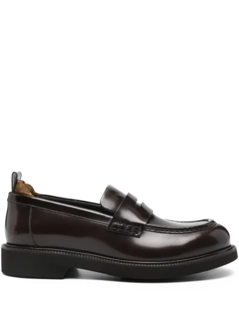 ETRO leather penny loafers Brown MS4K0003AP306