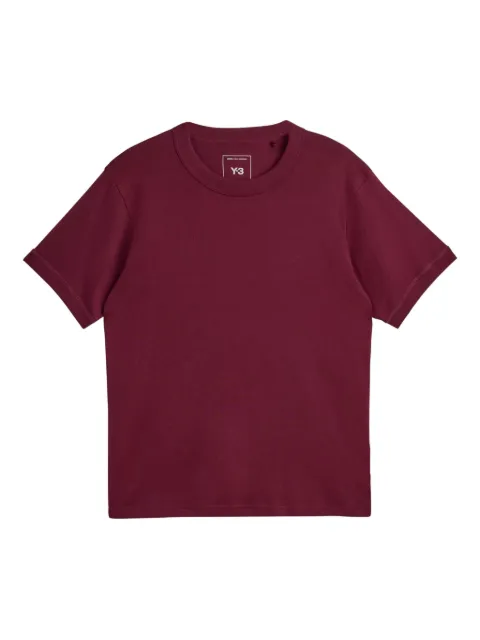 Y-3 slim-cut T-shirt Red KB4630