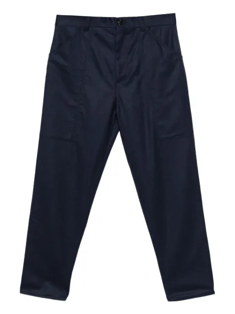 Brunello Cucinelli virgin wool trousers Blue ME226H0680C396