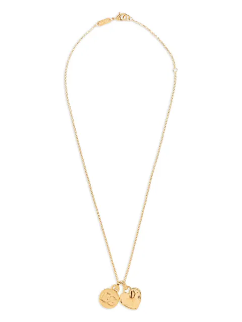 Dolce & Gabbana logo-pendant necklace Gold WNR8S4W1111