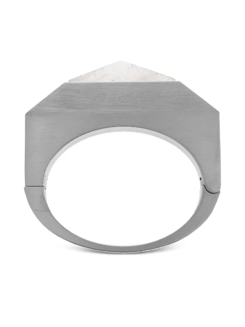 Rick Owens crystal-embellished bracelet Silver RJ0000127MMAS2