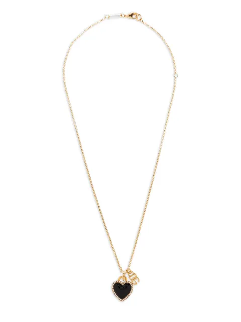 Dolce & Gabbana heart-pendant necklace Black WNR8S3W1111ZOO00
