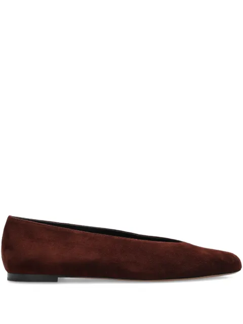 NEOUS suede pointed-toe flats Brown 00480B23BEIDSUEDE