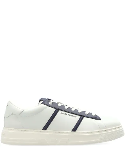 Emporio Armani leather panelled sneakers White EM002854AF18017