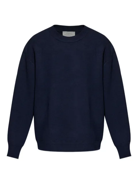 Studio Nicholson Moray wool-blend sweater Blue MORAYSN1494DOUBLECASHMEREDARKNAVY