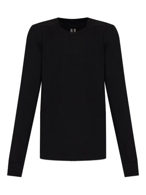 Rick Owens crew-neck long-sleeve T-shirt Black RR02E1225JPT