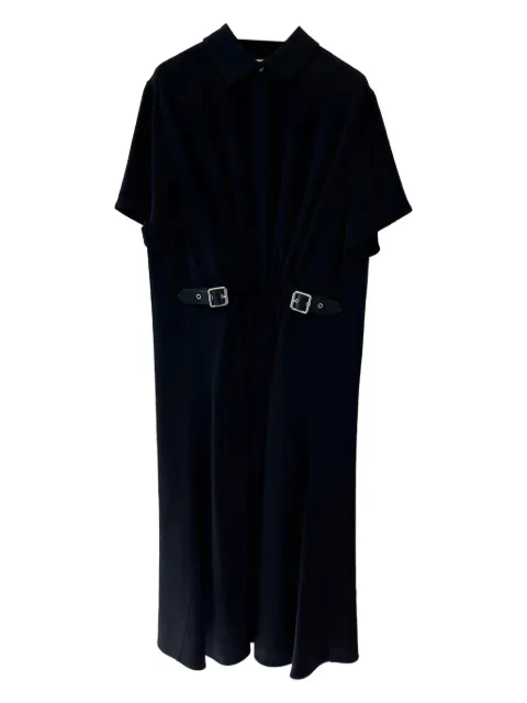 LOEWE belted buckle midi dress Black S540Y09XTW