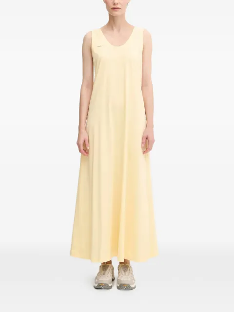 Pangaia U-neck sleeveless maxi dress Yellow 10002554