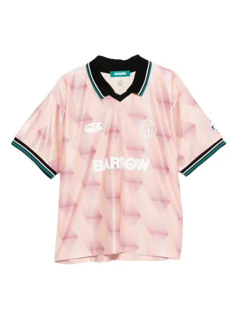 BARROW printed polo shirt Pink F5BWUATH056042